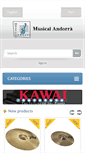 Mobile Screenshot of musicalandorra.com